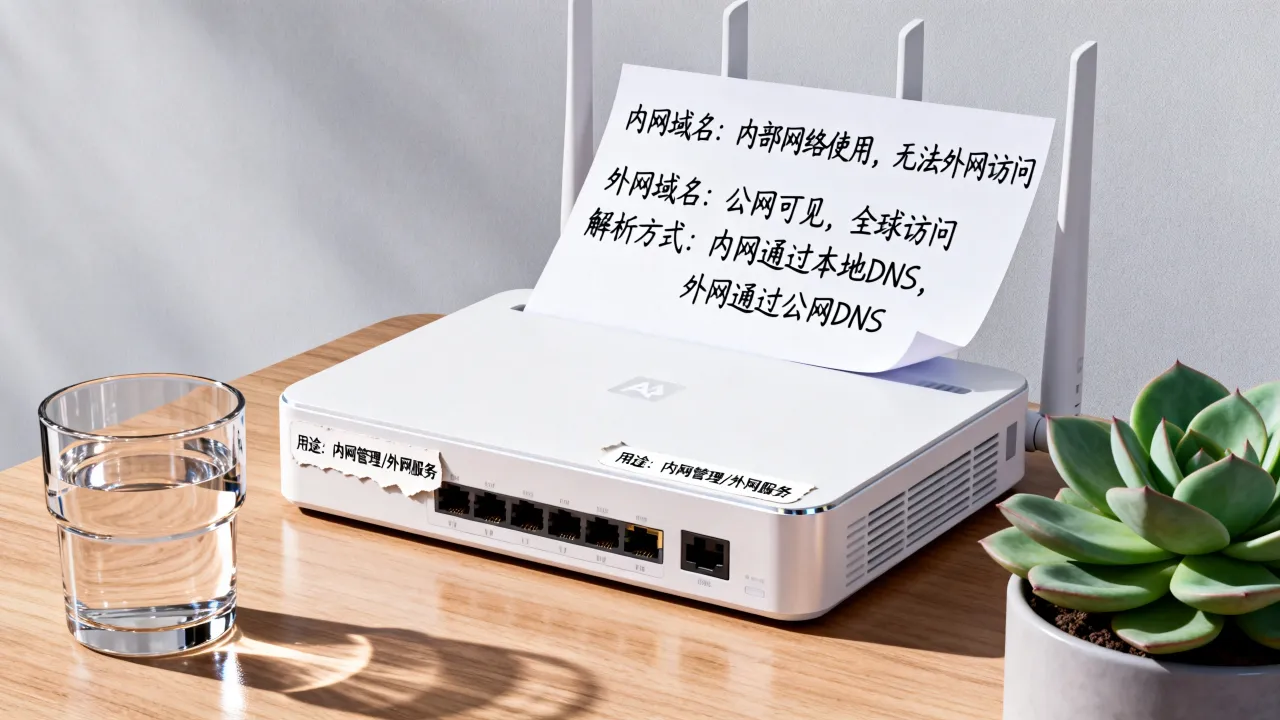 内网域名和外网域名具体有什么区别和用途，内网域名如何解析？