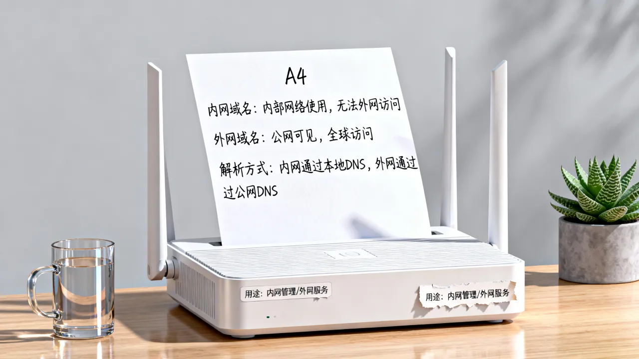 内网域名和外网域名具体有什么区别和用途，内网域名如何解析？