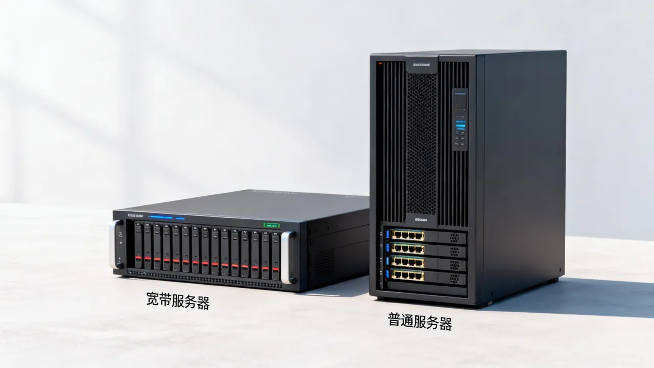 宽带中的服务器是什么？宽带服务器的作用和普通服务器有什么区别