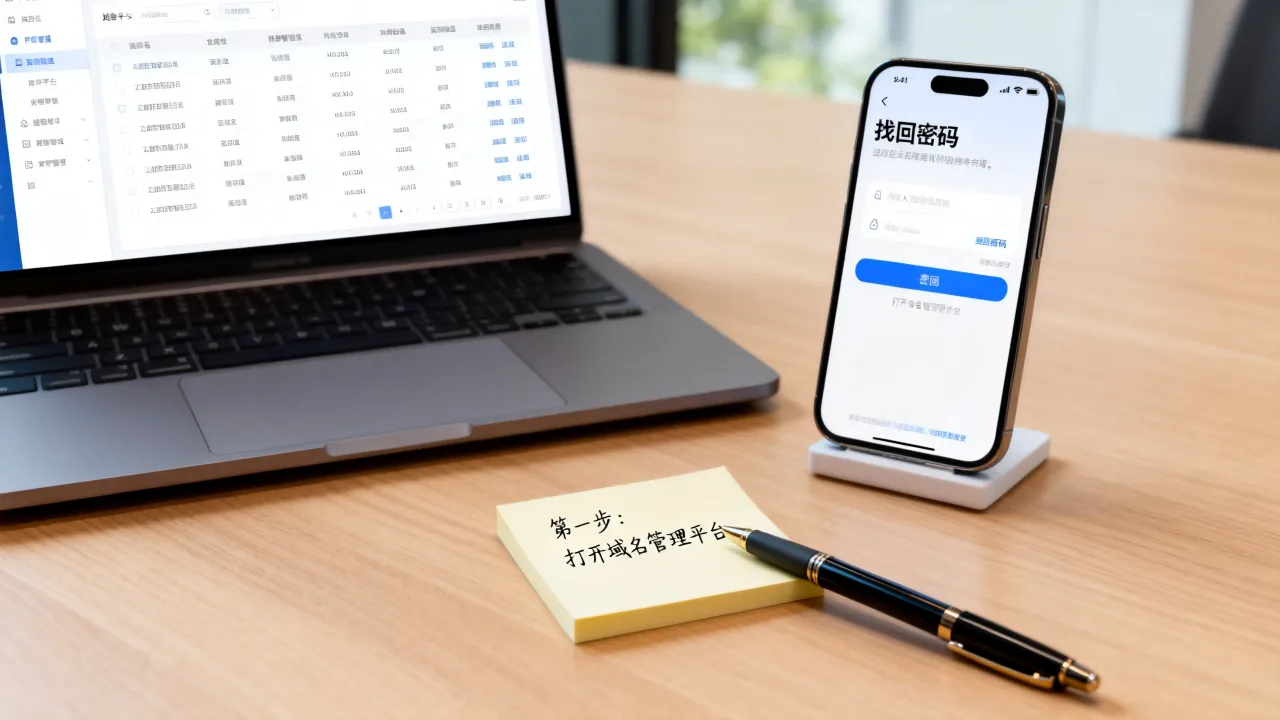 域名密码错误怎么办？找回或修改密码的步骤是什么？