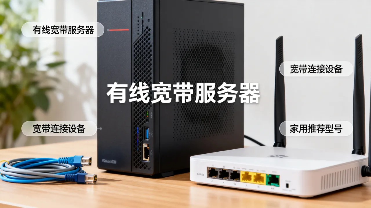 有线宽带是什么服务器？宽带连接和服务器有什么区别，哪种适合家用？