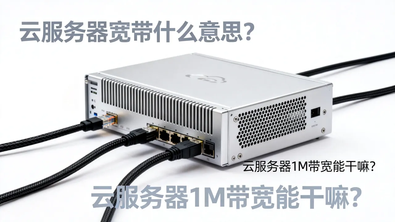 云服务器宽带什么意思?云服务器1M带宽能干嘛?