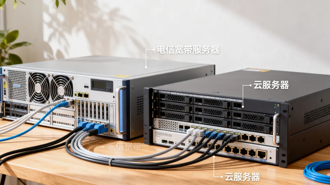 电信宽带服务器是什么，电信宽带服务器和云服务器有什么区别