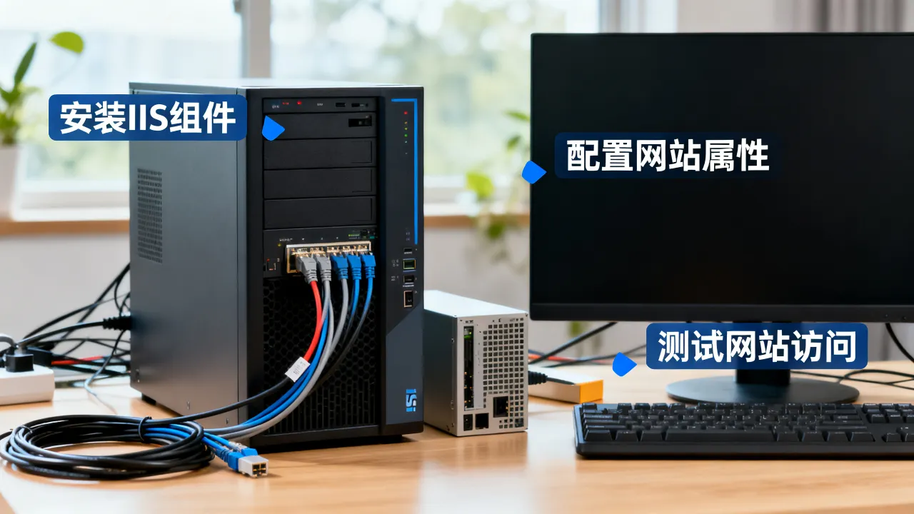 iis万维网服务器怎么搭建？iis万维网服务器搭建教程