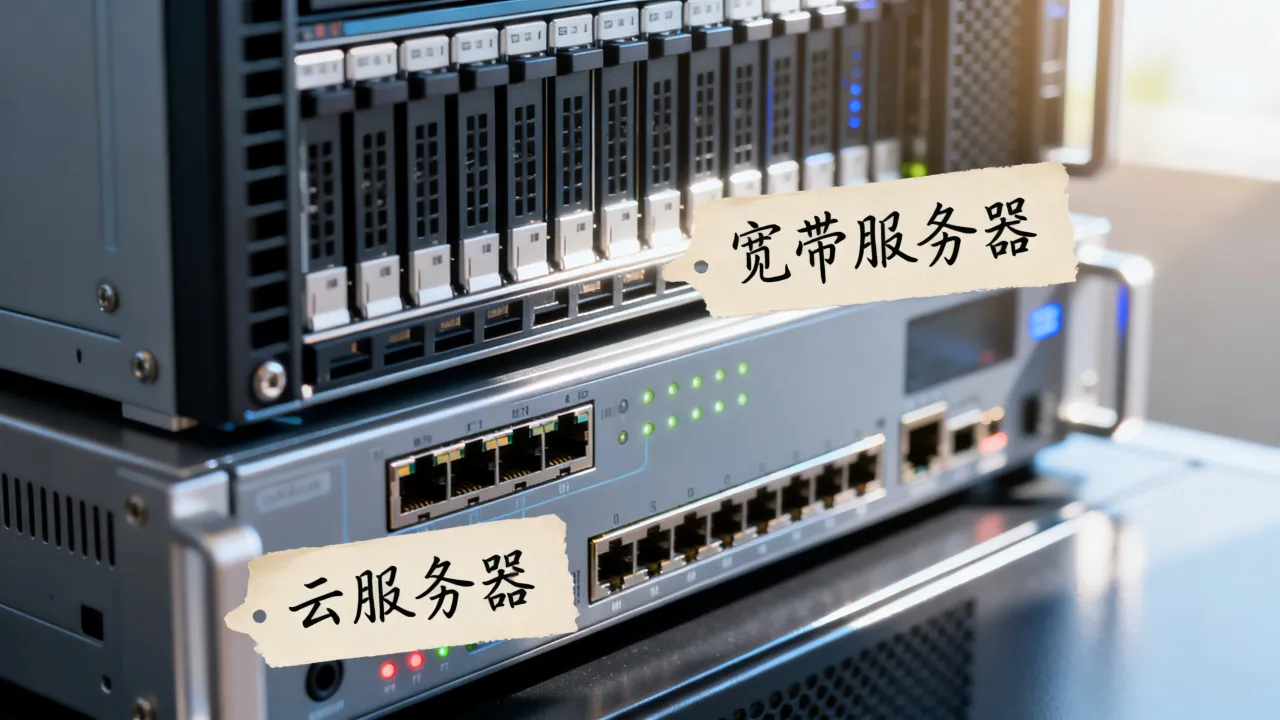 宽带服务器是什么意思？宽带服务器和云服务器有什么区别