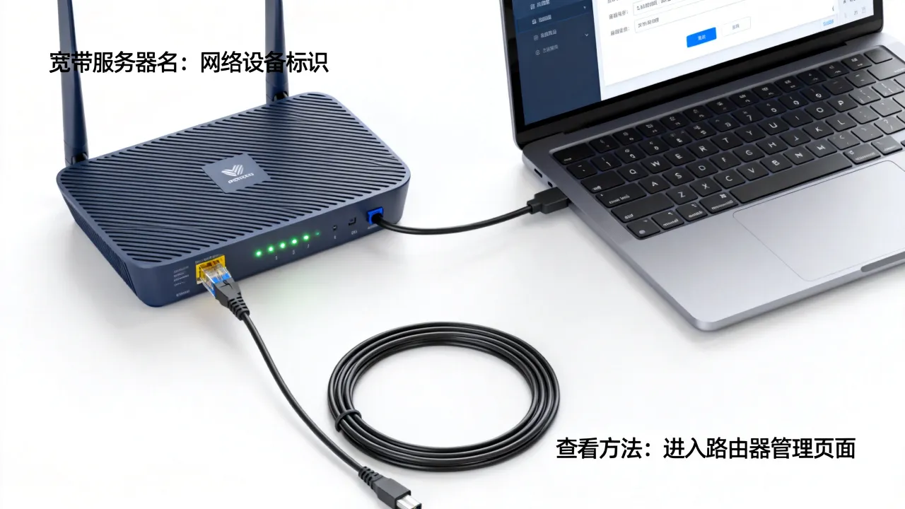 宽带服务器名什么意思？宽带服务器名称如何查看