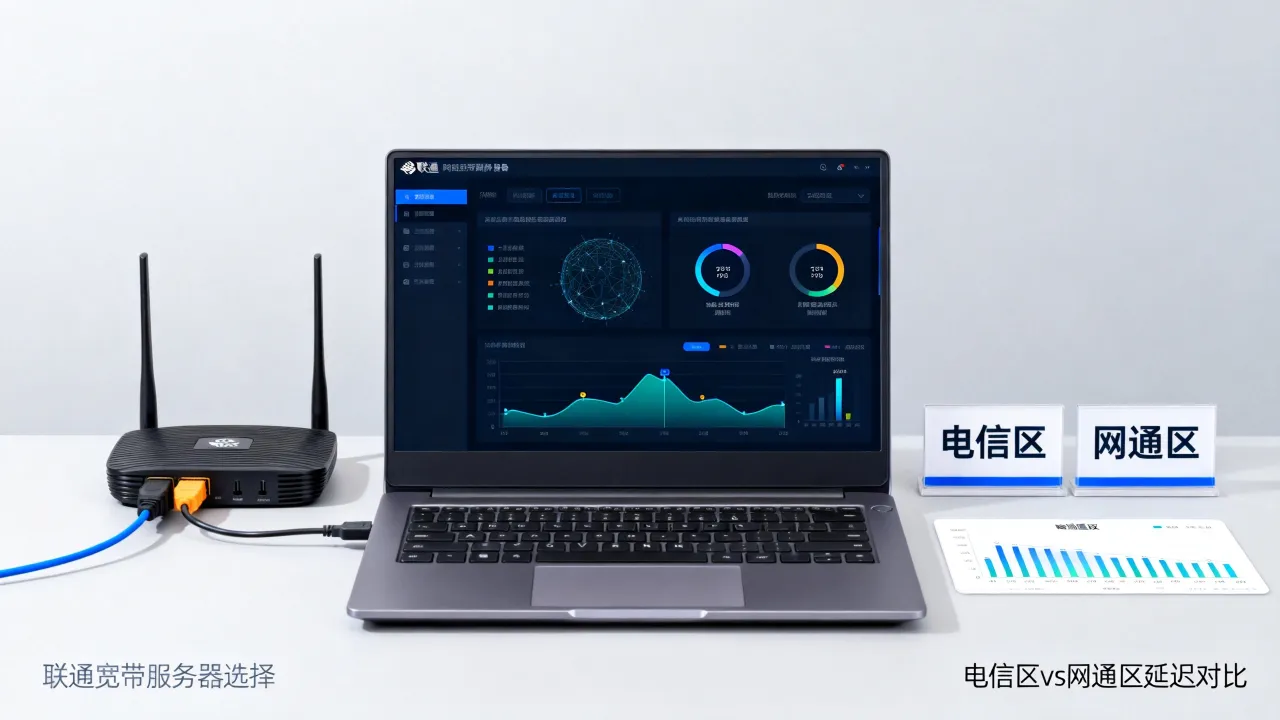 联通宽带选什么服务器？联通宽带用户玩电信区还是网通区延迟低