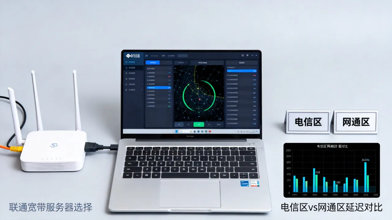 联通宽带选什么服务器？联通宽带用户玩电信区还是网通区延迟低