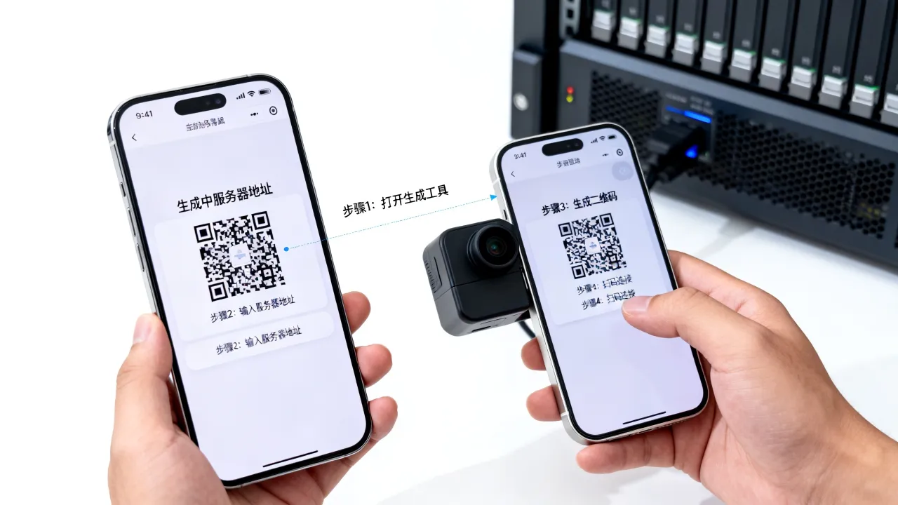 服务器地址二维码怎么生成？扫码连接服务器地址方法