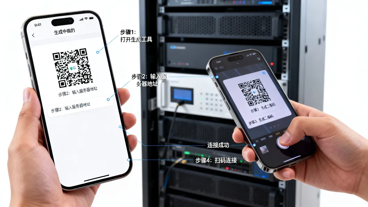 服务器地址二维码怎么生成？扫码连接服务器地址方法