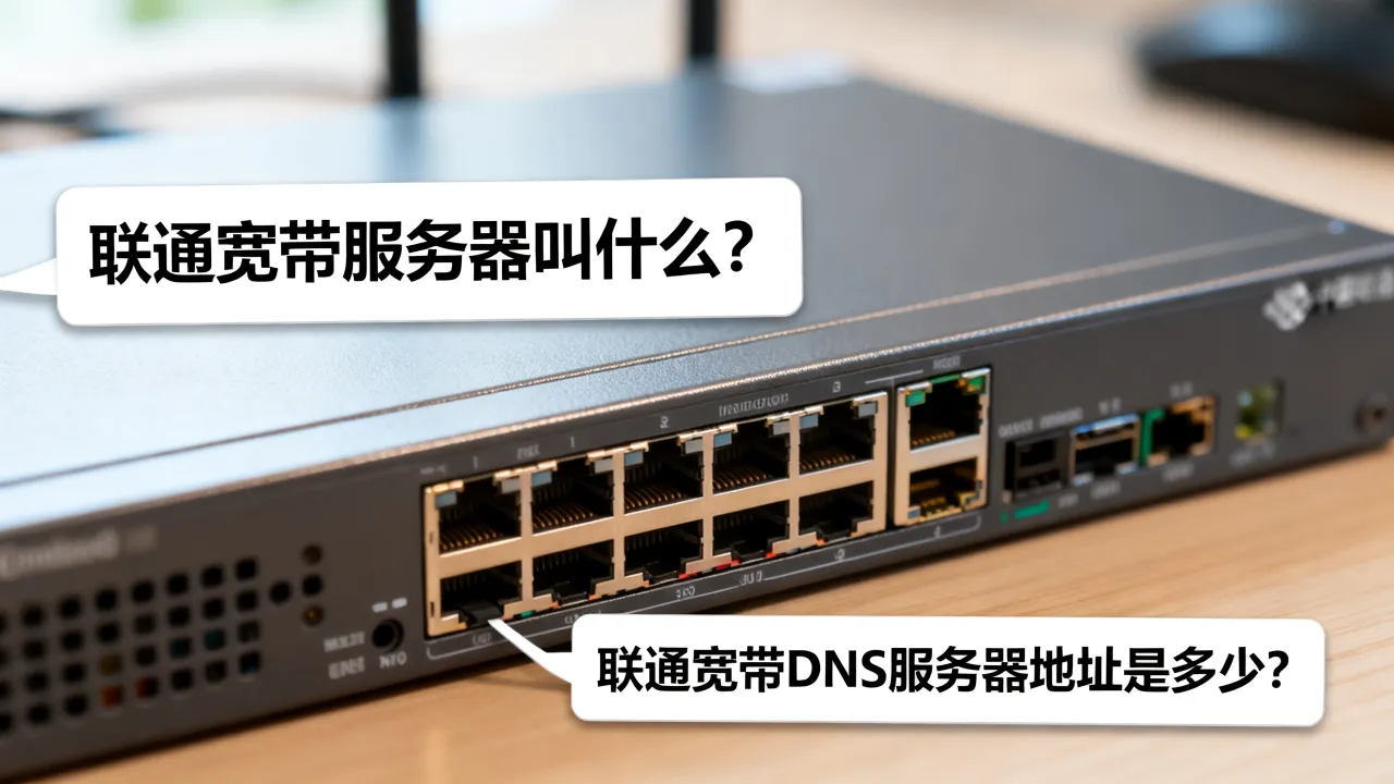联通宽带服务器叫什么？联通宽带DNS服务器地址是多少？