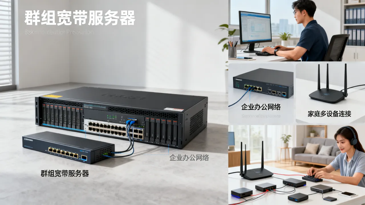 什么是群组宽带服务器，它的典型应用场景有哪些？