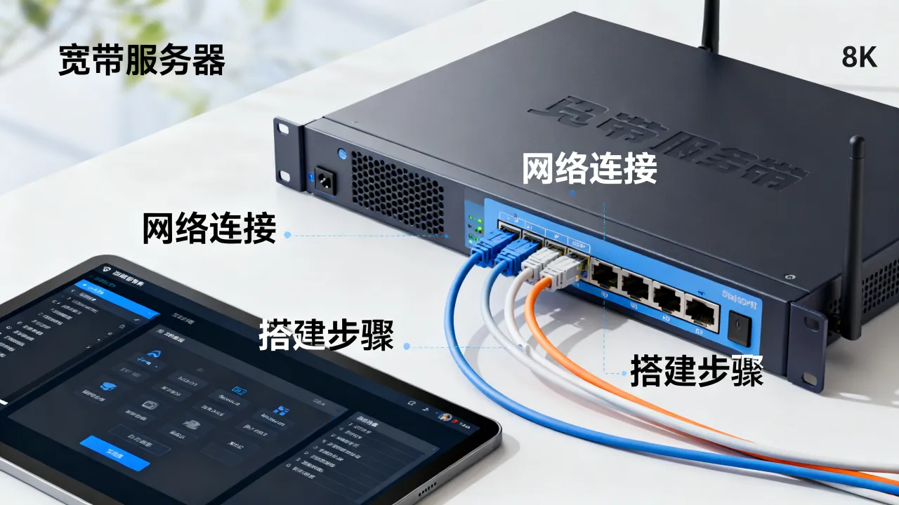 按宽带服务器是什么，宽带服务器怎么搭建和使用？