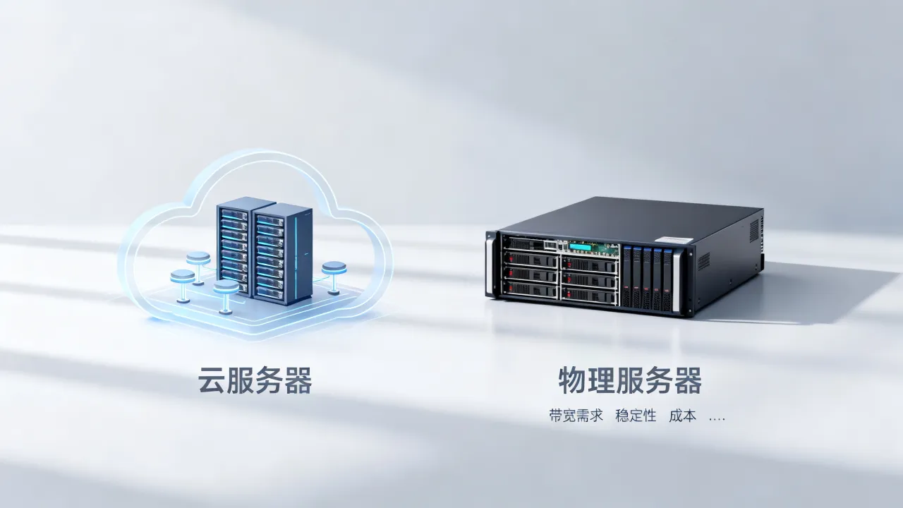 宽带用什么服务器合适,云服务器和物理服务器怎么选