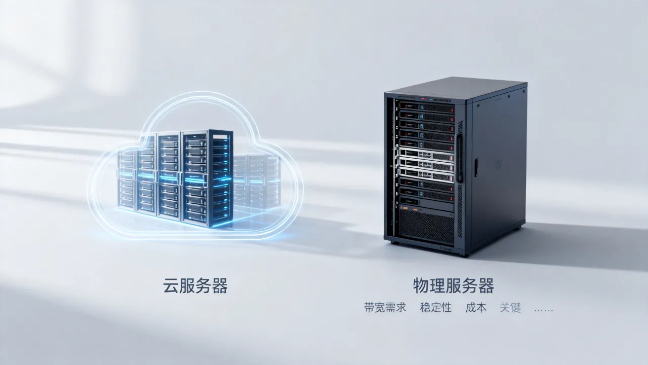 宽带用什么服务器合适，云服务器和物理服务器怎么选