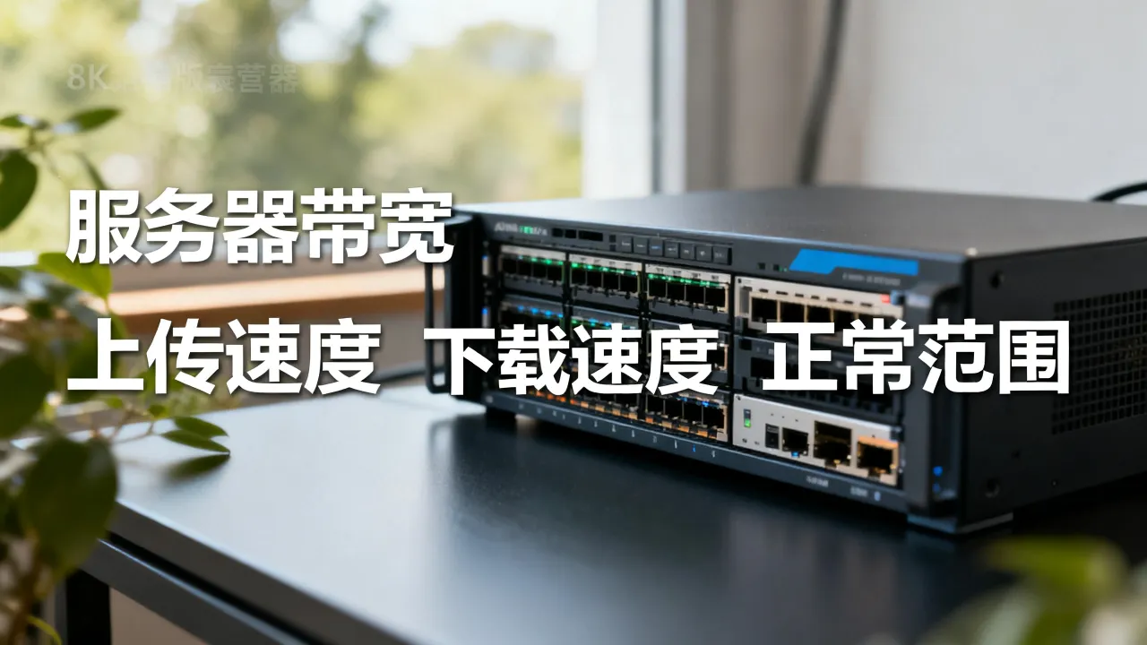 什么是服务器宽带速度？服务器带宽速度多少正常才不卡